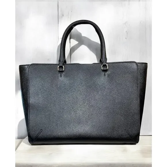 Tory Burch Saffiano Leather Emerson Medium Zip Tote Bag - Picture 2 of 14